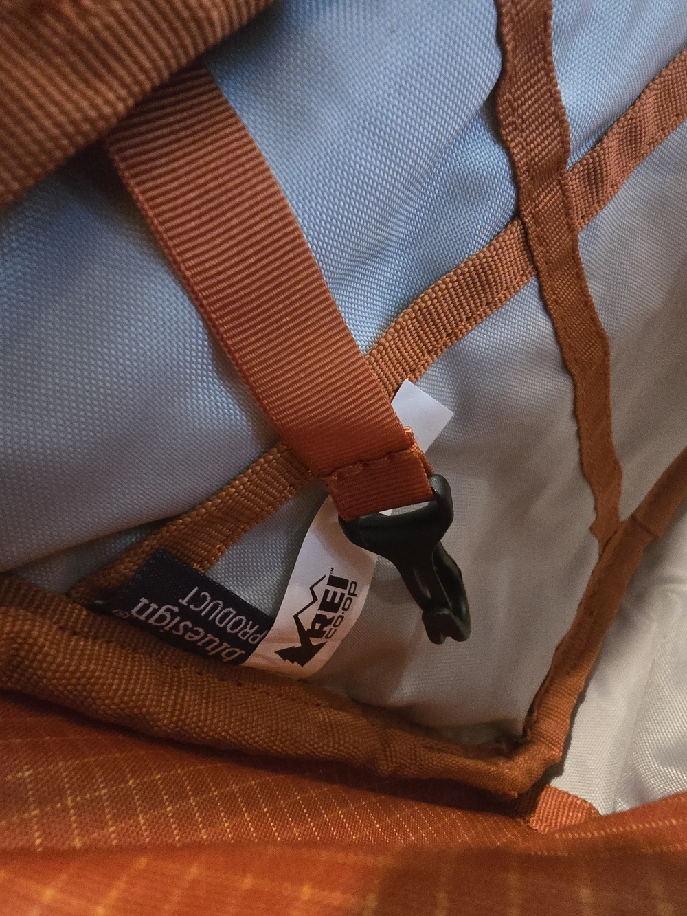 REI Unisex Co-op Trail 5 Waistpack Burnt Orange / Tapenade colorway Sustainabke - Picture 6 of 12